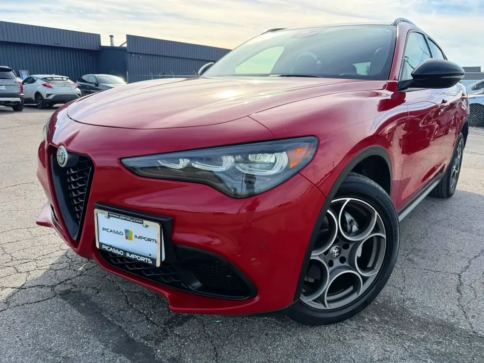2024 ALFA ROMEO Stelvio Sprint, Red, foto 1 en Picasso Imports Westfield, Indiana