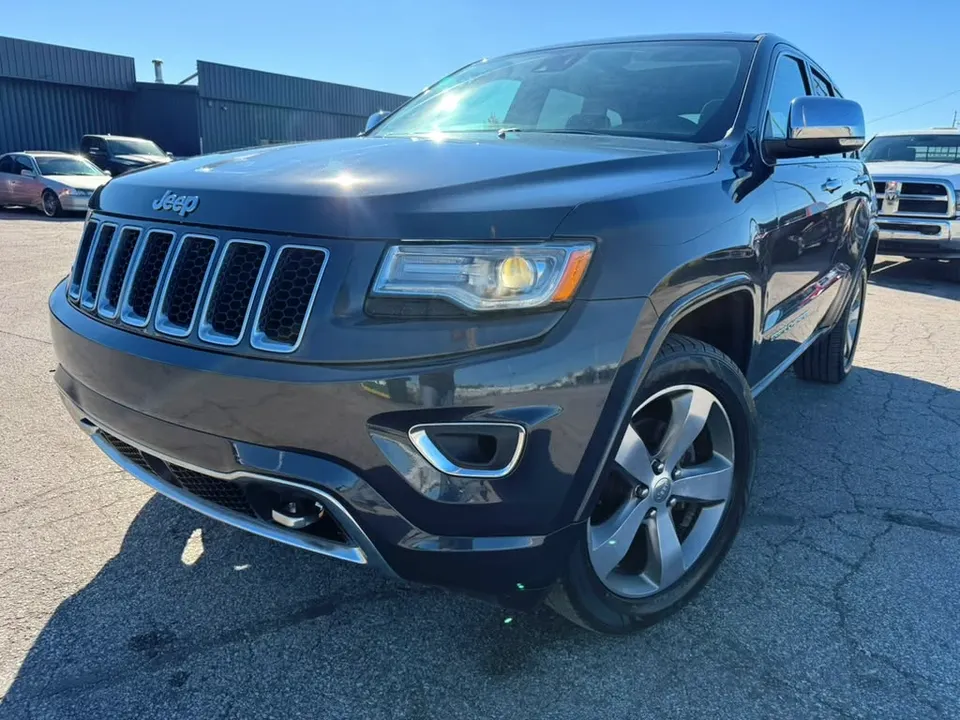 2014 JEEP Grand Cherokee Overland, Black, photo 1 at Picasso Imports Westfield, Indiana