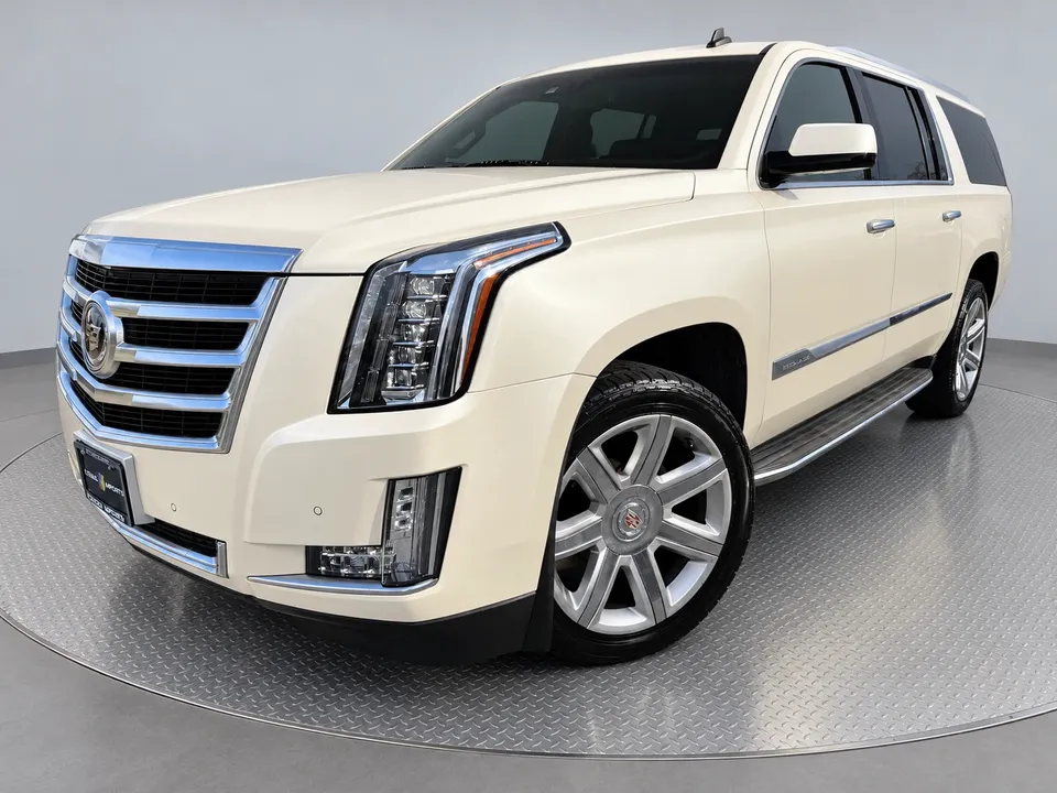 2017 CADILLAC Escalade Luxury, Pearl White, photo 1 at Picasso Imports Westfield, Indiana