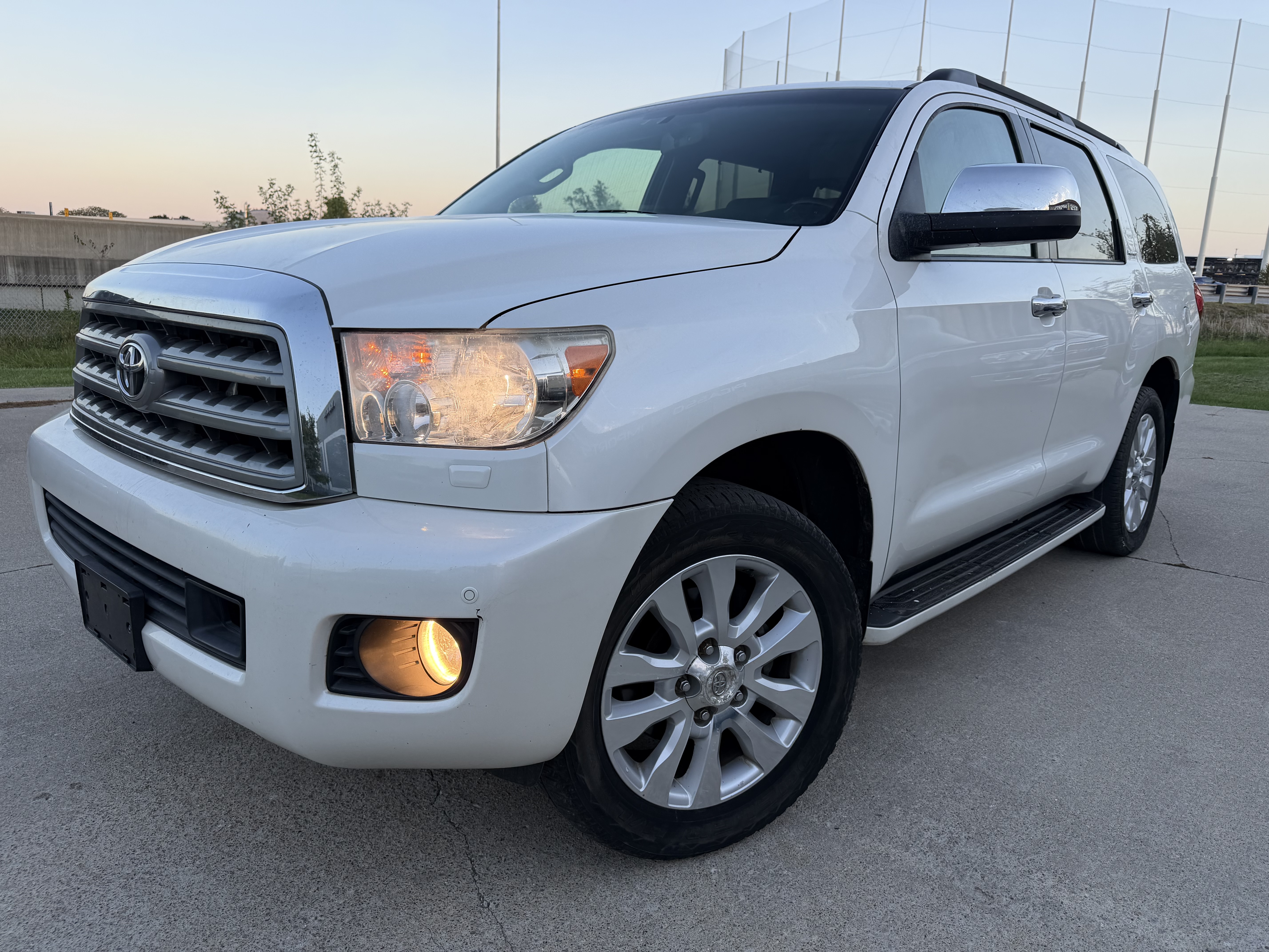 Pearl White 2011 Toyota Sequoia SUV / Crossover Four-Wheel Drive Automatic